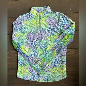 ICIKULS women’s spf colorful lightweight golf pullover size small